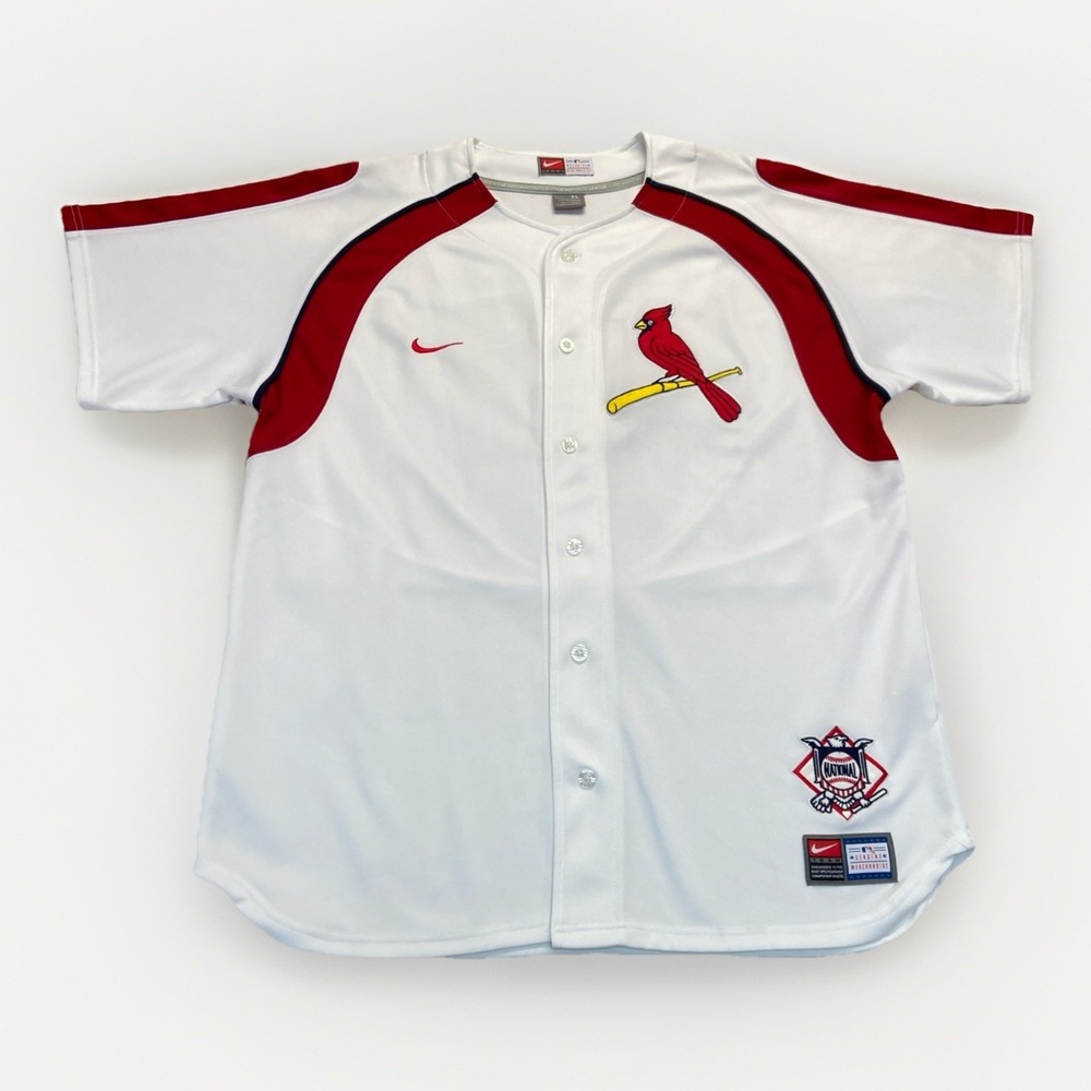 Nike St. Louis Cardinals Baseball Jersey Mens XL Albert Pujols MLB Vintage Y2k